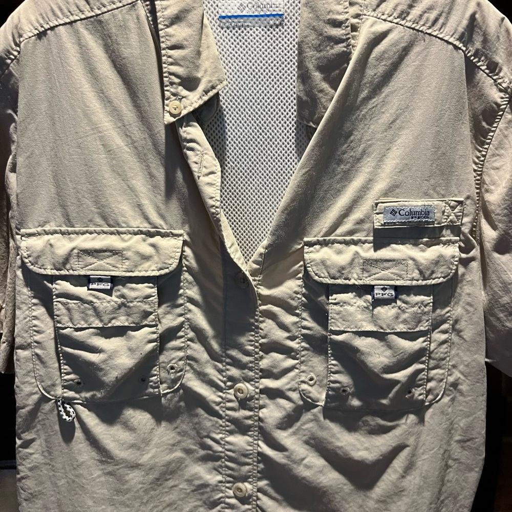 Columbia Men's Beige Shirt Jacket